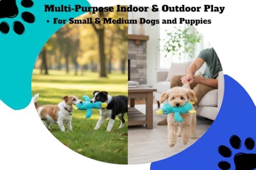 Durable Duck Stuffed Animal - Plush Dog Toys for Aggressive Chewers - Tough Squeaky Puppy Teething Relief - Small Medium and Large Breeds Interactive Play to Keep Pets Busy