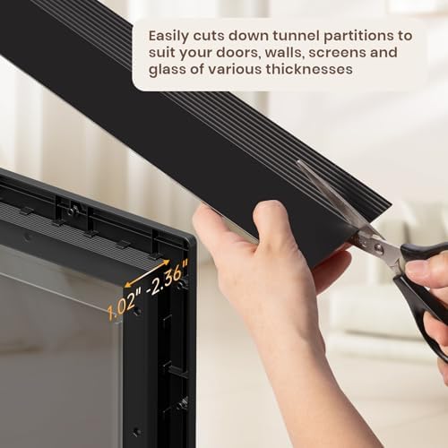 Plastic Dog Door, Medium Doggy Door for Door | Pets Up to 45 LB, Eco-Friendly, Durable Plastic Frame, Never Rust, Double Magnetic Flaps, Easy Installation, Closing Panel