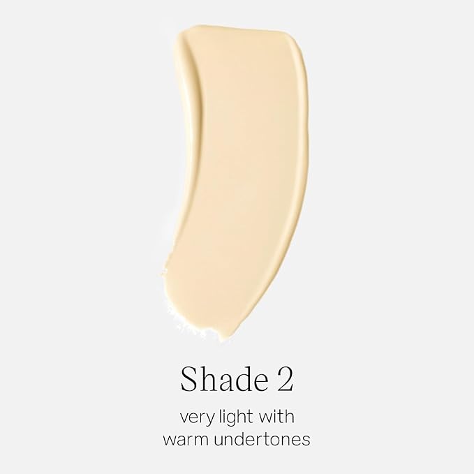 Saie Glowy Super Skin Tint Liquid Foundation - Weightless + Dewy Foundation with Lightweight Medium Coverage - Hydrating Face Makeup + Skin Care Serum Hybrid with Hyaluronic Acid - Shade 2 (1.01 oz)