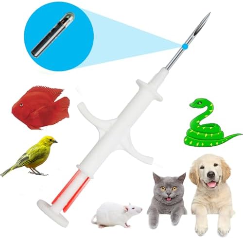 Microchip for Dogs and Cats (60, 1.25 mm Dia, 7 mm Length, 16 Gauge)