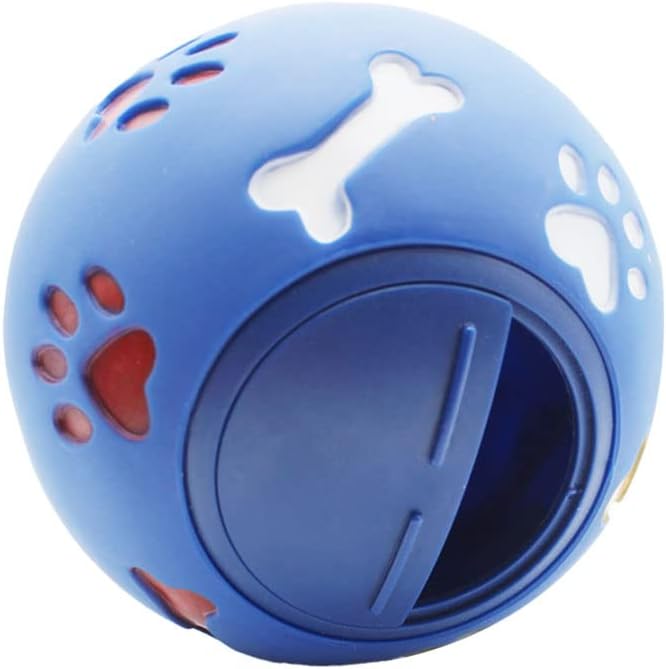Dog Treat Dispenser Ball, Adjustable Opening Slow Feeder Puzzle Toy