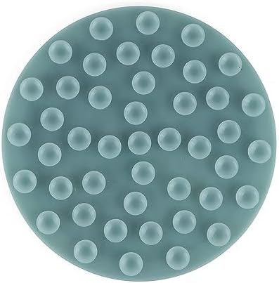 Food-Grade Silicon Circle Shaped Dog Lick Mat for Easy and Fun Bath | Lick Mat Dog Washing Distraction Device | Dog Care and Training Helpful for Pet Treats - 16.5x16.5 cm with Suction