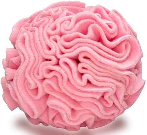 Glory To Dog Medium Breed Snuffle Foraging Dog Puzzle Ball Toy Pink Large