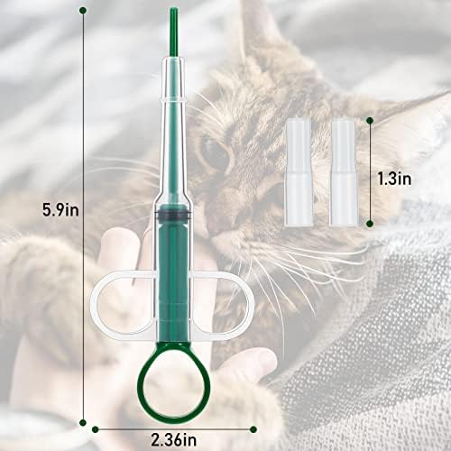 2 Pcs Pet Pill Plunger Popper for Small Cats Dogs