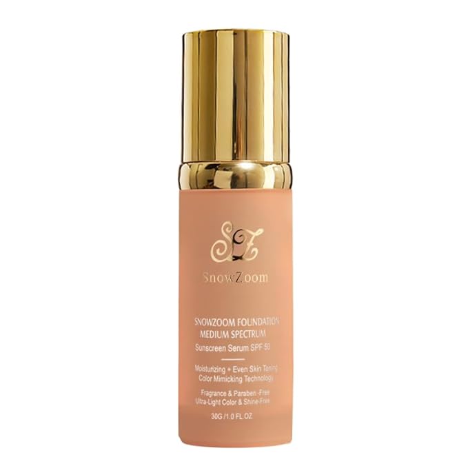 4 in 1 foundation Liquid- Hydrating Medium full coverage concealer with SPF 50+ Inspired -Longwearing & Waterproof-korean makeup 1oz(30ml)