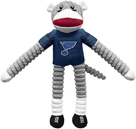 Littlearth NHL Team Sock Monkey Pet Toy - Officially Licensed Teams