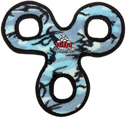 TUFFY® 4 Pack Ring Octopus 3Way Tug Cow Ultra Durable Plush Dog Toys