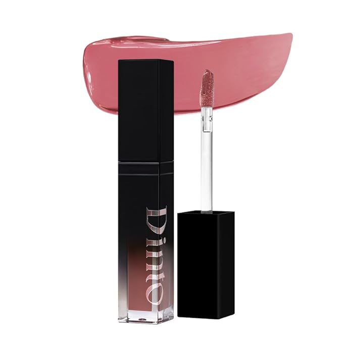 DINTO (Peter & Wendy Collection Deep-Kissed Plumping Lip Enamel - Glitter Lip Gloss, High Shine, Cooling Plumping, Long-Lasting, Vegan & Cruelty-Free (151 Lost Boys, 4ml)