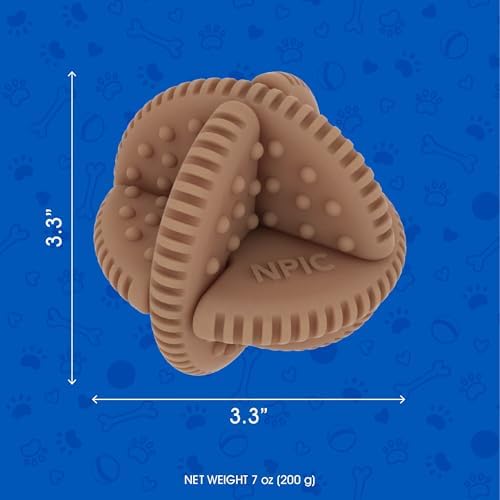 N-Bone Paw-ssemble, Interactive Dog Dental Chewing Treat, Peanut Butter Flavor, 7oz (Pack of 1) (Peanut Butter)