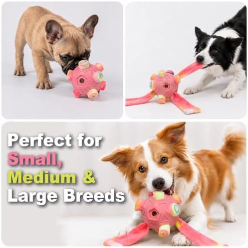 Dog Snuffle Ball, Upgraded Interactive Enrichment Slow Feeder Puzzle Toy