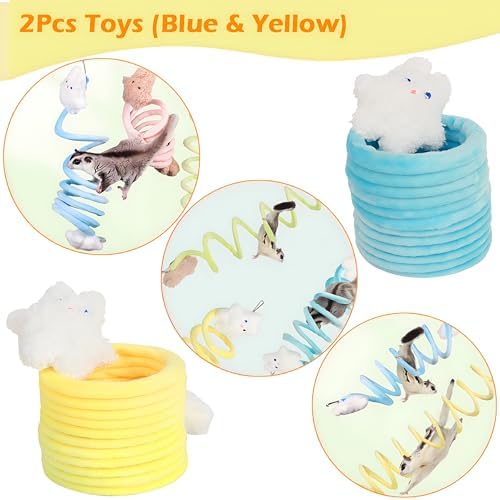 2Pcs Elastic Sugar Glider Climbing Rope Toys, Hanging Cage Accessory
