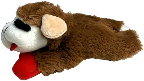 Multipet Lamb Chop Brown | 6 Inch Lamb Chop Dog Toy | Small Dog Toy Lamb Chop Squeaker Toy | Brown 6" | Officially Licensed