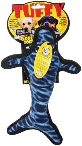 TUFFY® : 2 Pack Whale Dog Toy: Ultra Durable Plush Toy with Multiple Layers & Reinforced Seams, Washable and Floats, Original Construction