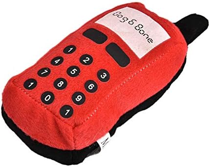 FILFEEL Plush Cell Phone Pet Toy for Dogs, Soft and, Prevents Tooth Decay, Sounding Design, Interactive Chew Toy, Helps Clean Tartar, Cute Cell Phone Shape, Interactive Toy, Engaging