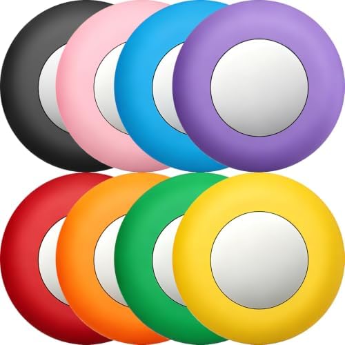8 Pcs Cat Collar Holder for Airtag, Silicone Case for Air Tag | Durability,Waterproof,Comfortable,Pet Safety Silicone,Lightweight,for AirTag & Same-Size Trackers,for Cats and Small Dogs