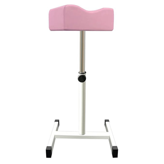 Pedicure Foot Rest,Adjustable Height Pedicure Stool,Pedicure Stand for Home Salon,Tattoo,Nail Tech(Pink)