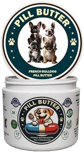 Peanut Butter Dog Pill Wrap - French Bulldog Label