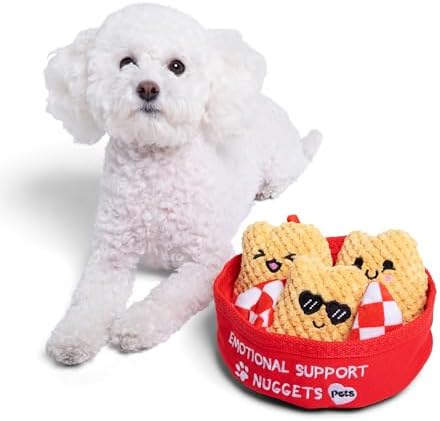 WHAT DO YOU MEME? Emotional Support Pet Nuggies Dog Toy by Relatable