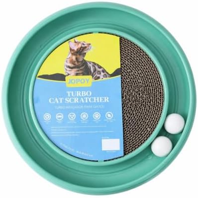 Cat Scratcher Toy Ball Track (Green)
