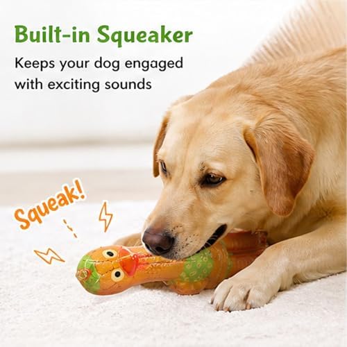 Molaxpet Squeaky Dog Toy Chicken Design with Funny Swimming Suit Chew Toy