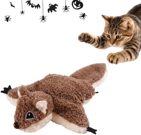 Flying Bat Cat Toy, Halloween Interactive Wild Paws Flying Bat Pet Toy