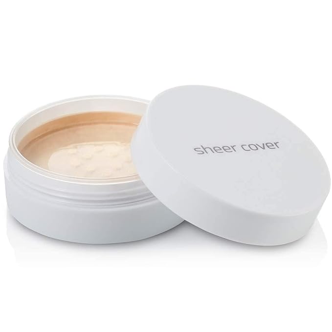 Sheer Cover – Flawless Face Kit – Perfect Shade Mineral Foundation – Conceal & Brighten Highlight Trio – with FREE Foundation Brush and Concealer Brush – Tan Shade – 4 Pieces