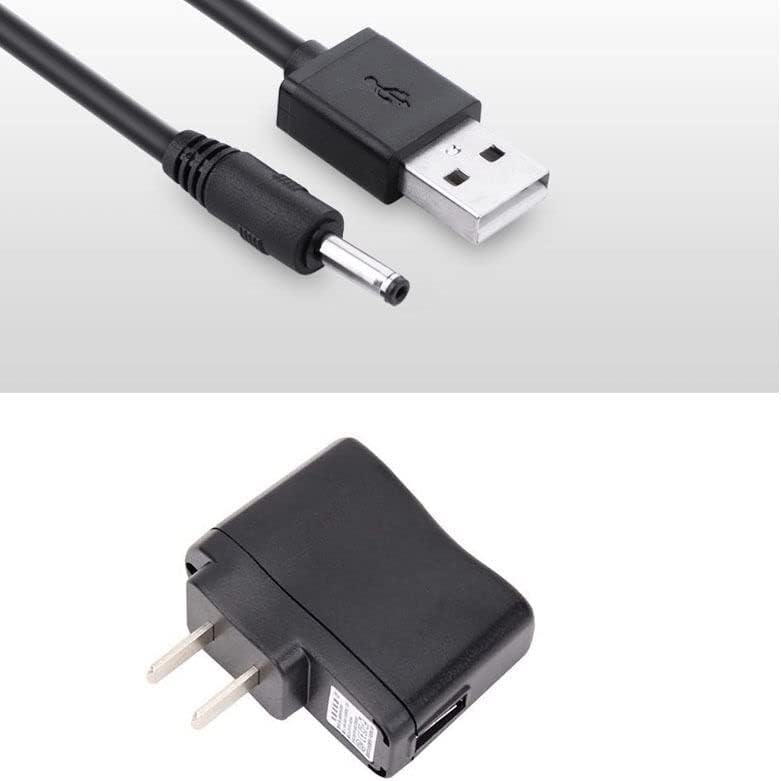 5V AC/DC Adapter Charger + USB Charging Cable Cord Compatible with TBI Pro