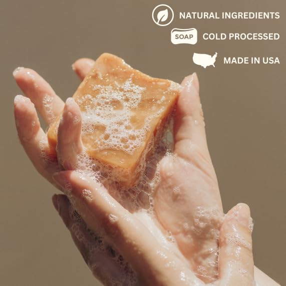 Natural Constellation Bar Soap - Gentle Cleansing for Sensitive Skin, Sweet and Vanilla - 3 Pack