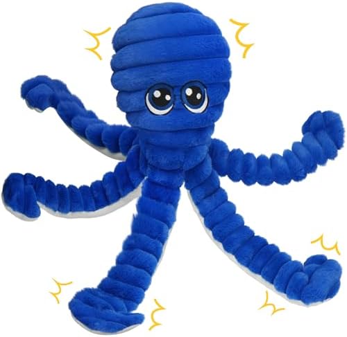 PrimePets Squeaky Dog Toys for Large Dogs, 27" Extra Large Octopus Dog Toy