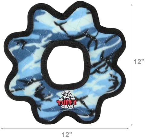 TUFFY® 2 Pack Ultimate Gear Ring Ultra Durable Plush Dog Toy