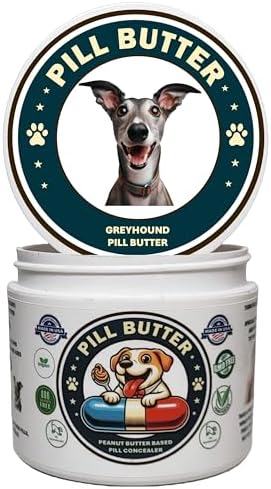 Peanut Butter Dog Pill Wrap - Greyhound Label