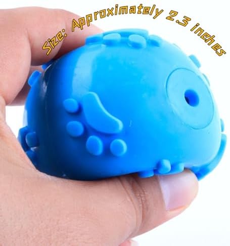 Dog Teeth Cleaning Ball – Interactive Molding Toy for Pet Dental Health, Durable Bite-Resistant Rubber, Treat Dispenser for Aggressive Chewers & Puppy Training (red)