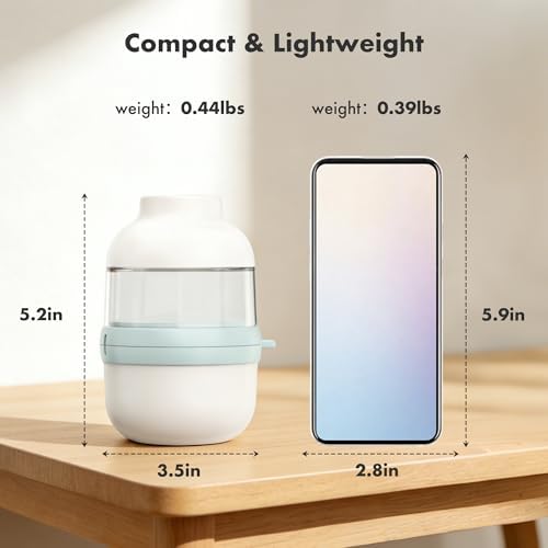 3 in 1 Dog Water Bottle with Crossbody Strap, Portable Dog Travel Water Bottle with Treat & Poop Bag Dispenser for Small Dogs Walking Hiking(Off-White)