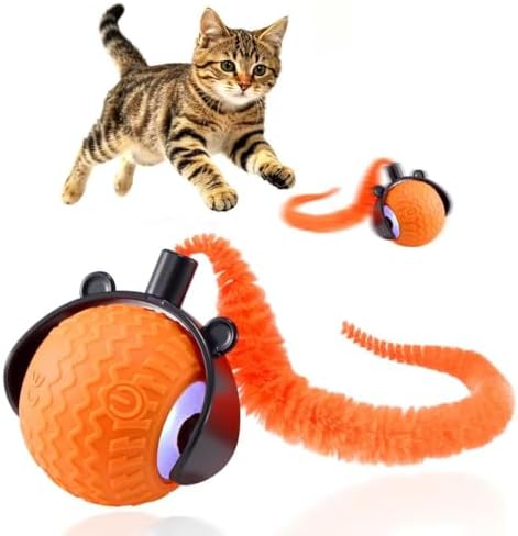 ZUAMEGUCat Toys for Indoor Cats - Interactive Rolling Ball