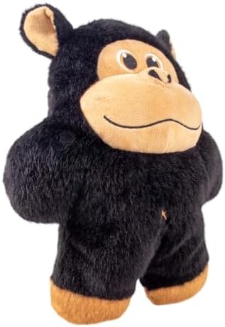 KONG Snuzzles Dog Toy X-Large – Plush Squeaky Dog Toy for Large Breeds – Ultra-Soft, Crinkle Sounds, Durable Interactive Dog Chew Toy for Medium & Large Dogs (Gorilla)