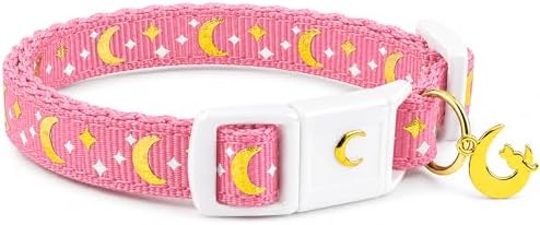 Breakaway Cat Collar with Bell for Kittens & Cats
