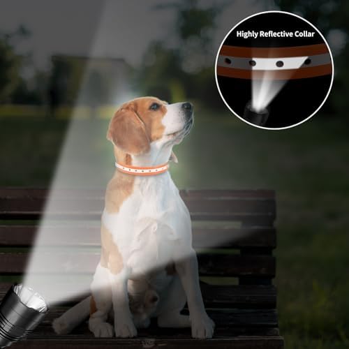 Shock Collar Replacement Strap for Most of Training Collar, 3/4 Inch Dog Collar Replacement for Shock and Bark Collar, Adjustable Reflective TPU Collar Strap - 2 Pack