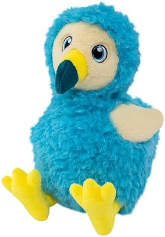 KONG Toughz Durable Plush Dog Toy - Long-Lasting Soft Chew Toy for Aggressive Chewers, Safe & Interactive for Dogs (Dodo)