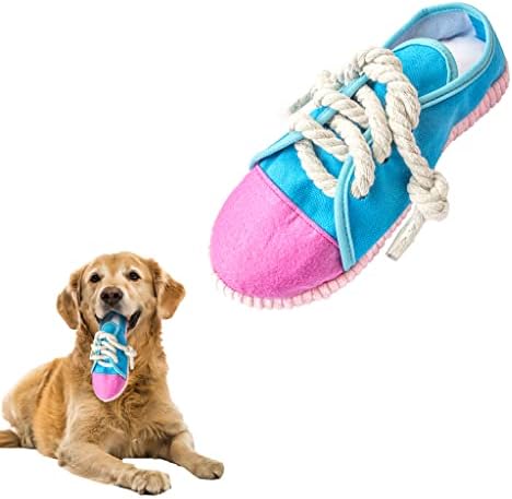 IFOYO Squeaky Dog Chew Toy, Mini Sneaker Interactive Toy for Small Dogs