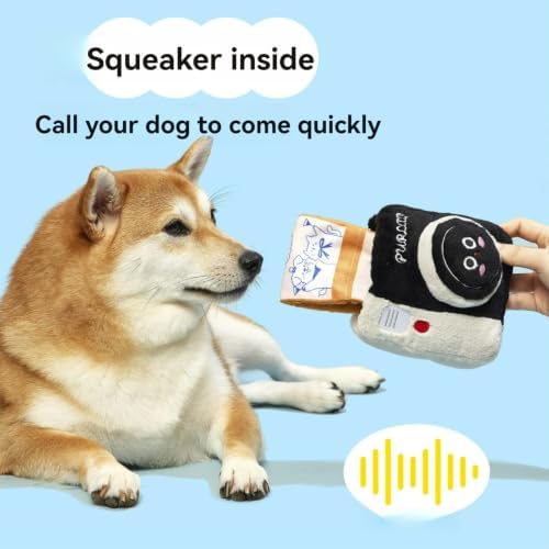 Dog Snuffle Sound Book Crinkle Hide Treat Puzzle (Instant Camera)