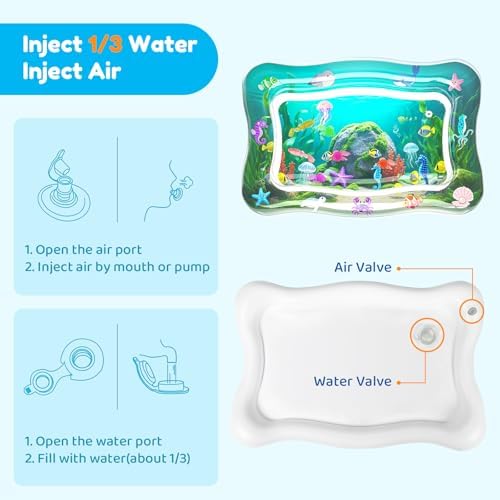 Interactive Cat Toy for Indoor Cats, Upgraded Cat Water Mat