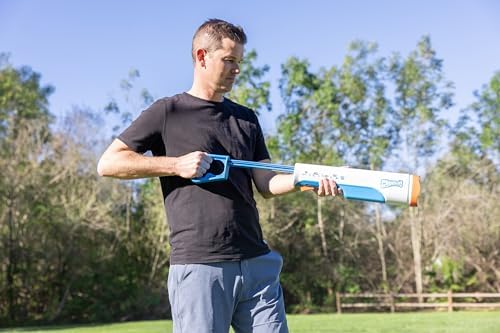 Chuckit! Max Cannon 24M Dog Ball Launcher for Fetch, 24-Inch Dog Fetch Toy and Interactive Ball Launcher, Works with Medium 2.5-Inch Balls, Includes 4 Balls