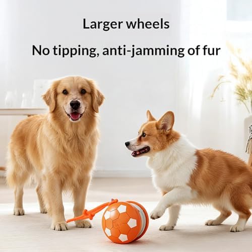 Interactive Dog Toys Dog Ball,Automatic Rolling and Bouncing Moving Dog Toy