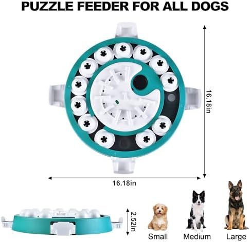 Dog Puzzle Toy for Large Smart Dogs, Advanced Treat & Food Game