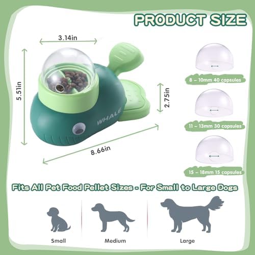 Interactive Dog Toys & Cat Toys for Indoor Cats, Dog Puzzle Toy Slow Feeder Bowl, Puppy Enrichment Toys, Interactive Cat Toys, Dog Feeder Puzzle Toy for Smart Dogs to Keep Them Busy With Silicone Mat