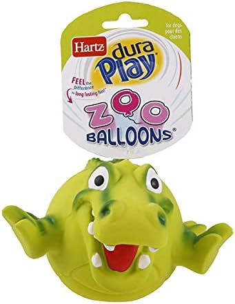 Hartz Dura Play ZooBalloons Dog Toy, 1 Count (Pack of 1), All Breed Sizes