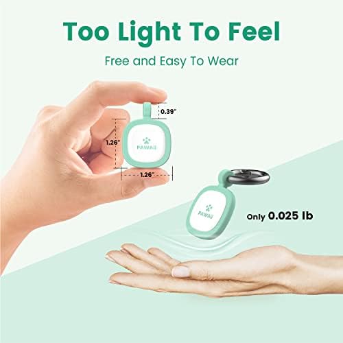 Pawaii Dog ID Tag, Silent Silicone QR Code Tag, Scan Alerts, No App, 1 Pack