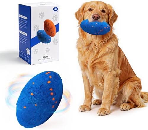 Interactive Dog Toys Ball Automatic Active Rolling Balls for All Dog(Vbleu)