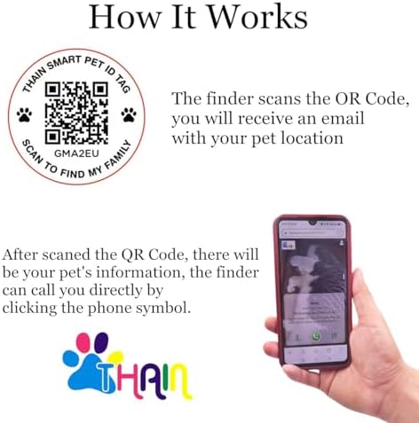 THAIN Personalized Cat Collar with Bell and Bowtie Breakaway QR Code Name Smart ID tag Quick Release Soft Comfortable Collar for Cats and Kittens (Blue)
