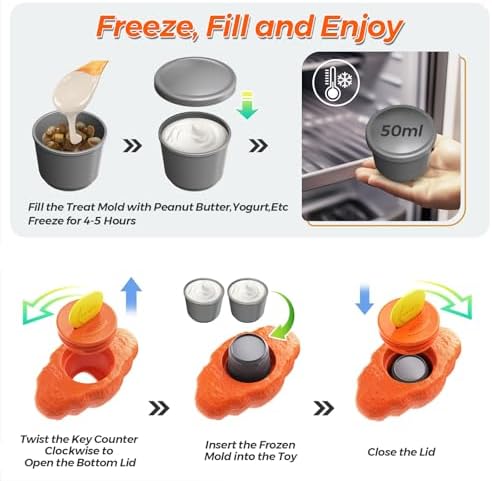 4 in 1 Dog Toys for Aggressive Chewers - Interactive Dog Toys
